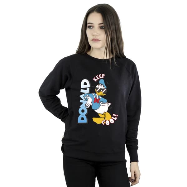 Disney Womens/Ladies Donald Duck Cool Sweatshirt