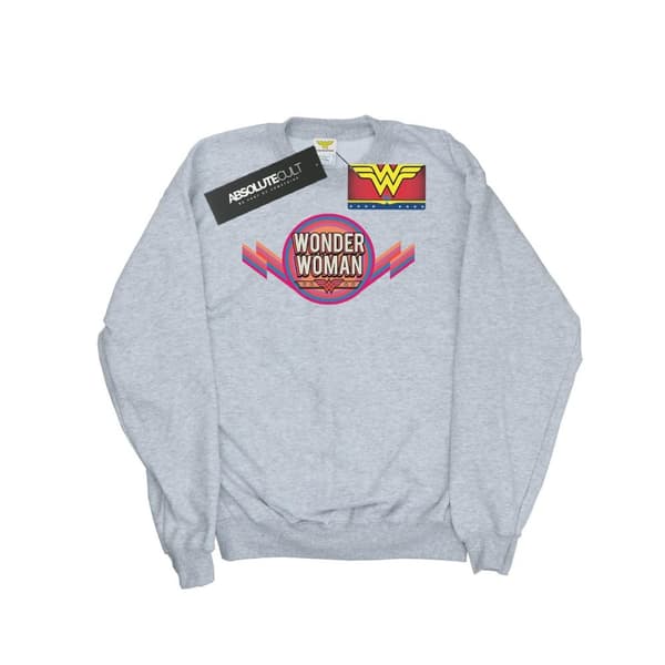 DC Comics Womens/Ladies Wonder Woman Rainbow Logo Sweatshirt