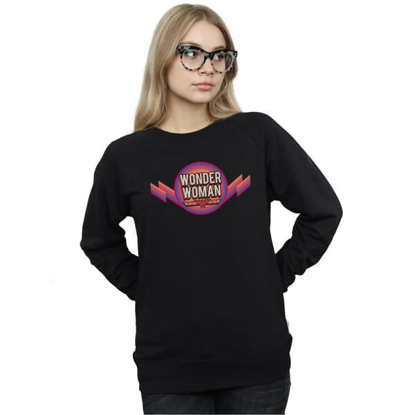 DC Comics Womens/Ladies Wonder Woman Rainbow Logo Sweatshirt