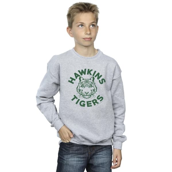 Netflix Pojkar Stranger Things Hawkins Tigers Sweatshirt