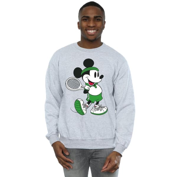 Disney Mens Mickey Mouse Tennis Sweatshirt