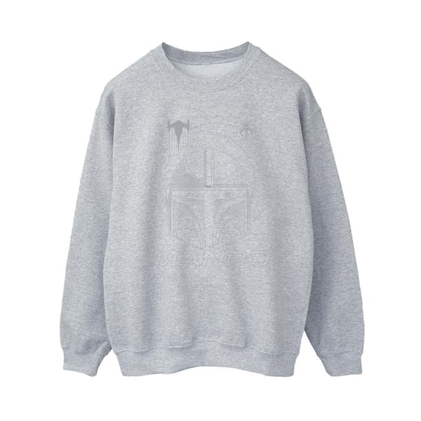 Star Wars Dam/Tjej The Mandalorian Rings Hjälm Sweatshirt