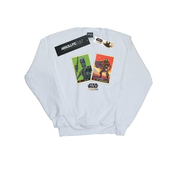 Star Wars Boys The Mandalorian Trading Cards Sweatshirt