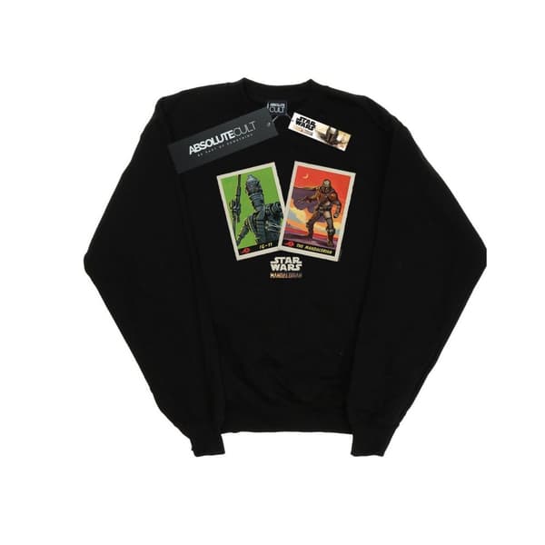 Star Wars Boys The Mandalorian Trading Cards Sweatshirt