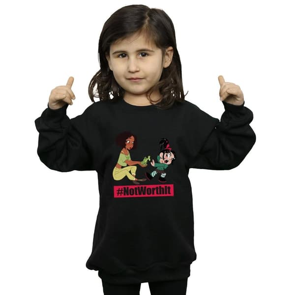 Disney Girls Wreck It Ralph Tiana And Vanellope Sweatshirt