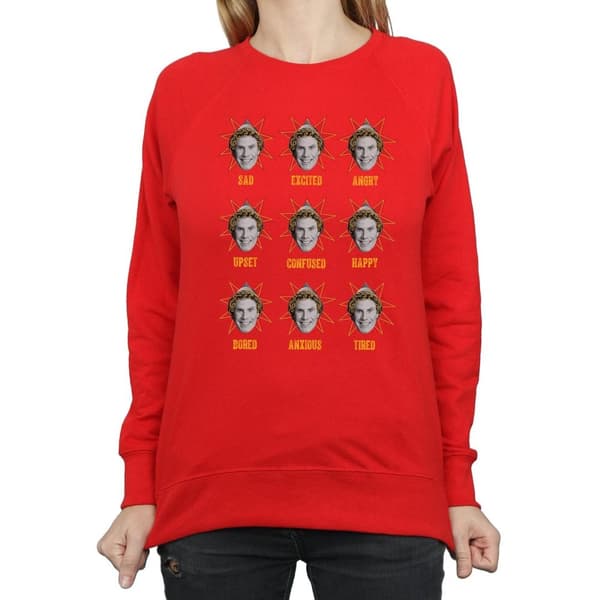 Elf Womens/Ladies Buddy Moods Sweatshirt