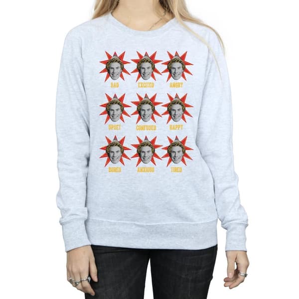 Elf Womens/Ladies Buddy Moods Sweatshirt