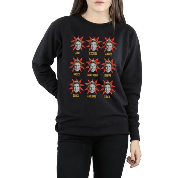 Elf Womens/Ladies Buddy Moods Sweatshirt