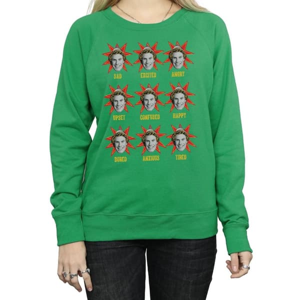 Elf Womens/Ladies Buddy Moods Sweatshirt