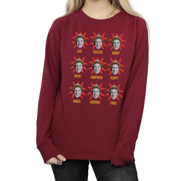 Elf Womens/Ladies Buddy Moods Sweatshirt