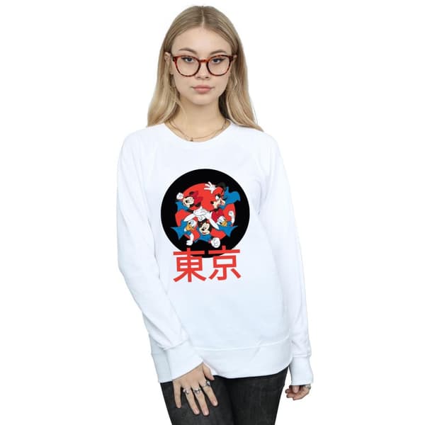 Disney Dam/Tjej Musse Pigg Team Huddle Sweatshirt