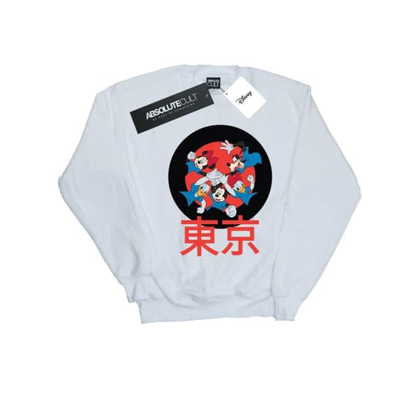 Disney Dam/Tjej Musse Pigg Team Huddle Sweatshirt