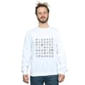 Miniatyrbillede 2 af 3: Marvel Mens Spider-Man Spidey Symbols Sketched Sweatshirt