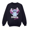 Miniatyrbild 1 av 4: Disney Mens Lilo And Stitch Ohana Forever Heart Sweatshirt
