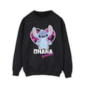 Miniatyrbild 1 av 3: Disney Mens Lilo And Stitch Ohana Forever Heart Sweatshirt