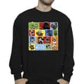 Miniatyrbillede 3 af 4: Star Wars Mens Comic Drawing Montage Sweatshirt