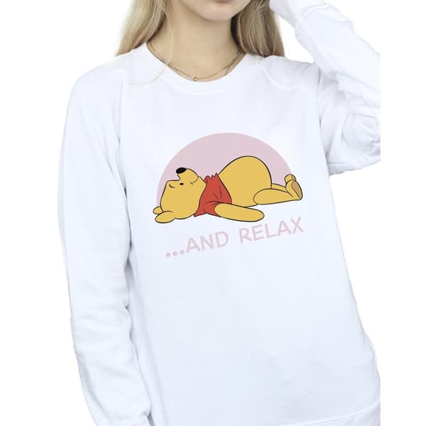 Disney Womens/Ladies Winnie The Pooh Relax Sweatshirt