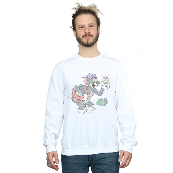 Tom And Jerry Mens Egg Hunt Sweatshirt