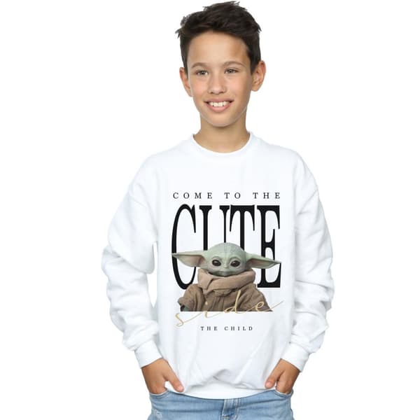 Star Wars Boys The Mandalorian The Cute Side Sweatshirt
