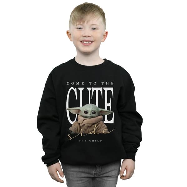 Star Wars Boys The Mandalorian The Cute Side Sweatshirt