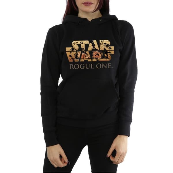 Star Wars Womens/Ladies Rogue One Logo Scene Hoodie