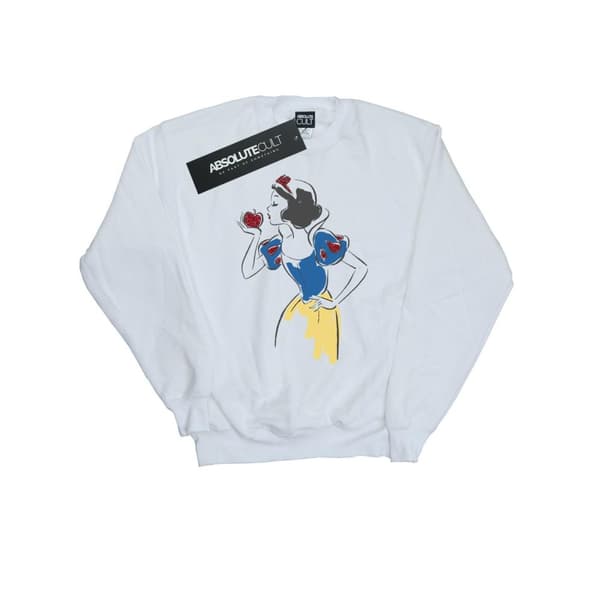 Disney Princess Womens/Ladies Snow White Apple Glitter Sweatshirt