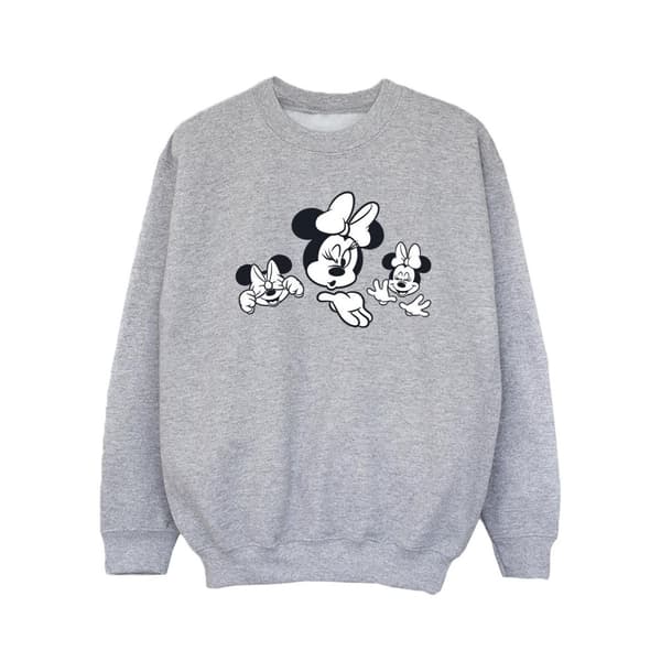 Disney Minnie Mouse Three Faces-tröja för flickor