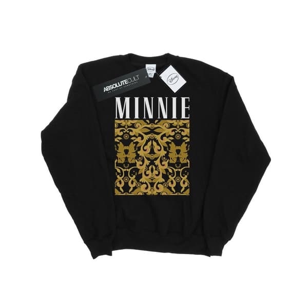 Disney Girls Minnie Mouse Baroque Pattern Sweatshirt