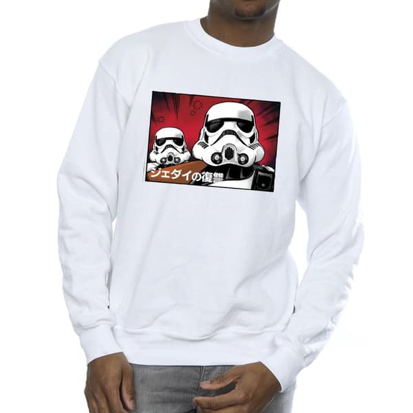 Star Wars Mens Stormtrooper Japanese Sweatshirt