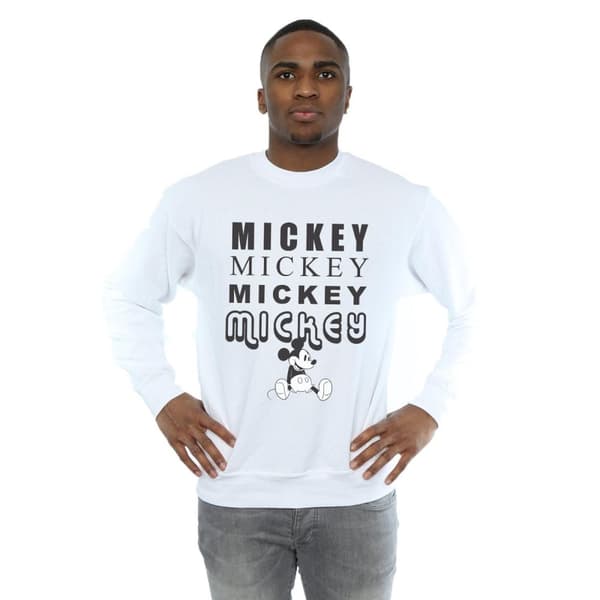 Disney Mens Musse Pigg Sittande Sweatshirt