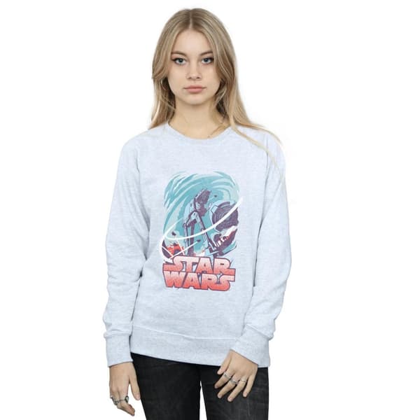 Star Wars Womens/Ladies Hoth Swirl Sweatshirt