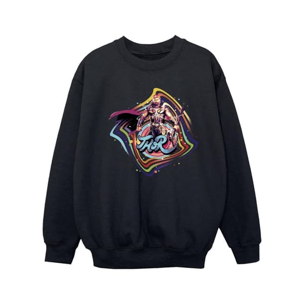 Marvel Girls Thor Love And Thunder Thor Swirl Sweatshirt