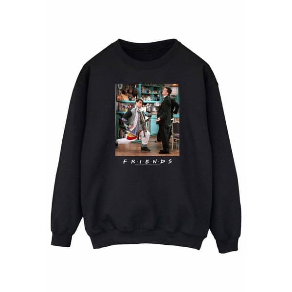 Friends Dam/Tjej Joey Lunges Sweatshirt Black M