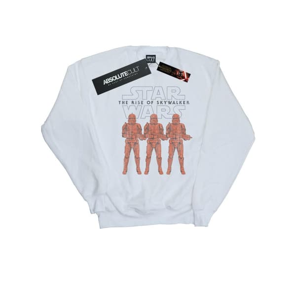 Star Wars Womens/Ladies The Rise Of Skywalker Stormtrooper Colour Line Up Sweatshirt White L