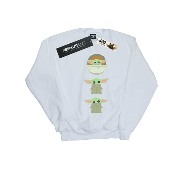 Star Wars Boys The Mandalorian The Child Posing Sweatshirt