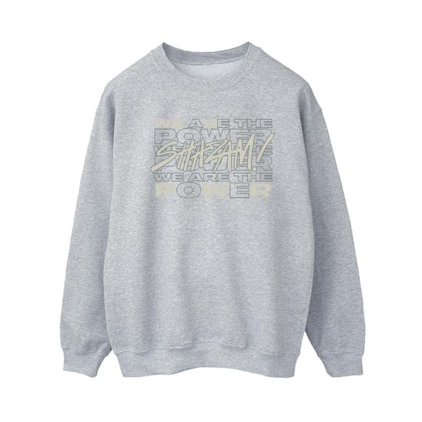 DC Comics Womens/Ladies Shazam Fury Of The Gods We Are The Power Sweatshirt