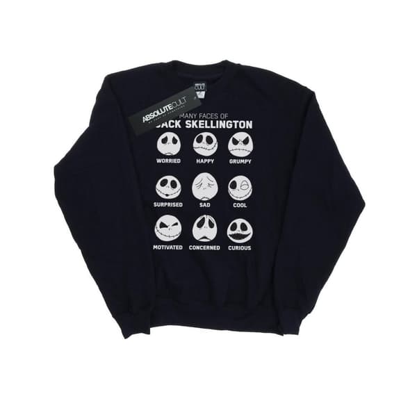Disney Womens/Ladies Nightmare Before Christmas The Many Faces Of Jack Sweatshirt