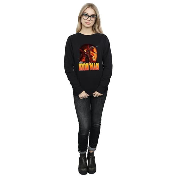 Marvel Womens/Ladies Avengers Infinity War Iron Man Character Sweatshirt