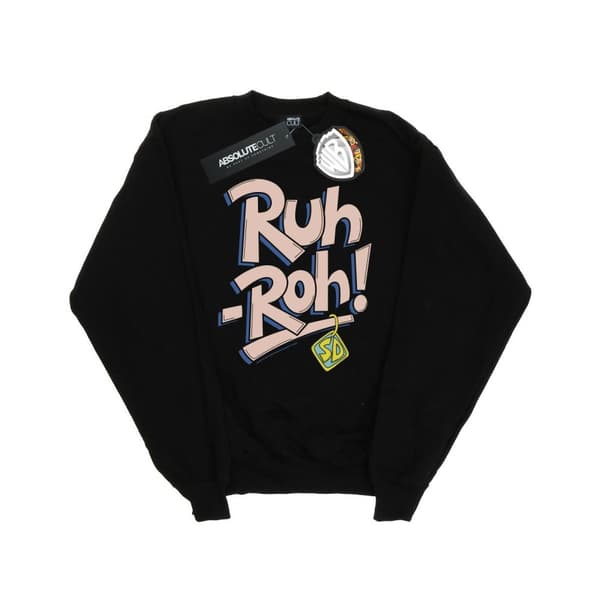 Scooby Doo Mens Ruh-Roh Dog Tag Sweatshirt