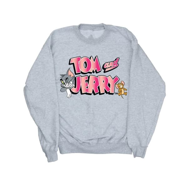 Tom And Jerry Boys Gradient Logo Sweatshirt