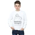 Miniatyrbillede 2 af 3: Marvel Boys Black Panther Single Line Sweatshirt