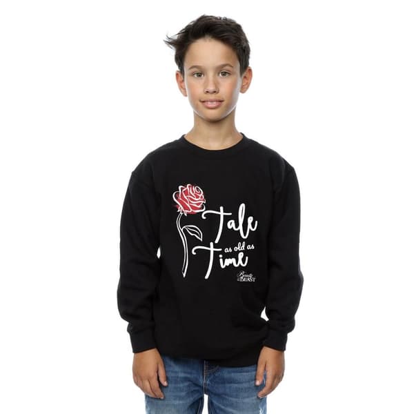 Disney Pojkar Tale As Old As Time Rose Sweatshirt