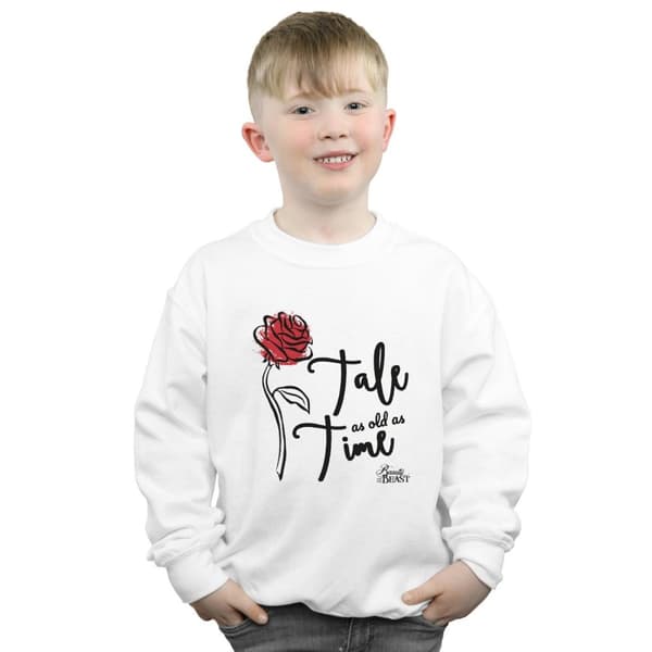 Disney Pojkar Tale As Old As Time Rose Sweatshirt