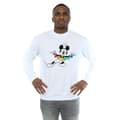 Miniatyrbillede 2 af 3: Disney Mens Mickey Mouse Rainbow Chain Sweatshirt