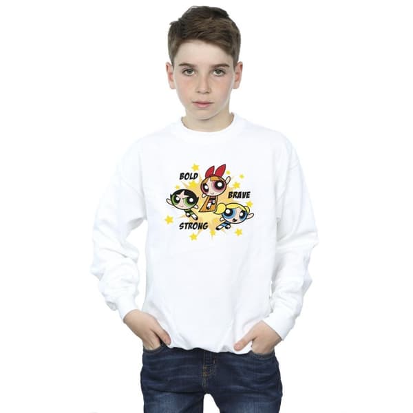 The Powerpuff Girls Boys Girls Bold Brave Strong Sweatshirt