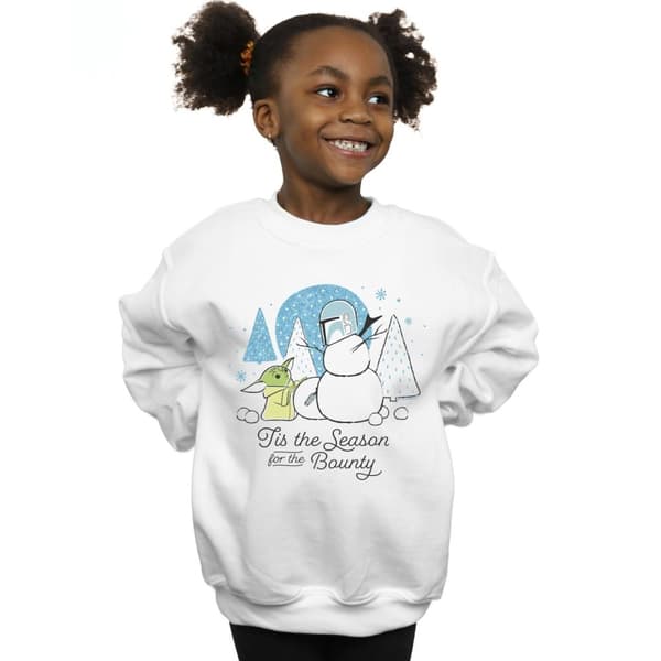 Star Wars Girls The Mandalorian Tis The Season Sweatshirt