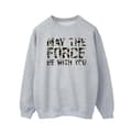 Miniatyrbillede 1 af 3: Star Wars Mens May The Force Infill Sweatshirt