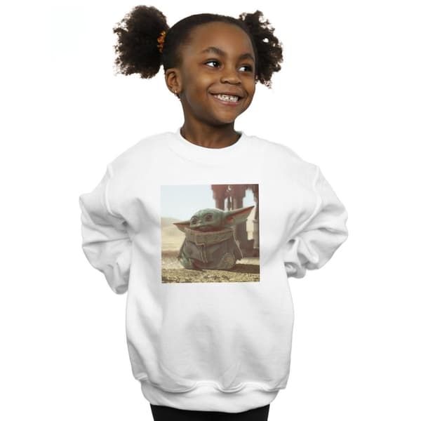 Star Wars Girls The Mandalorian The Child Scene Sweatshirt