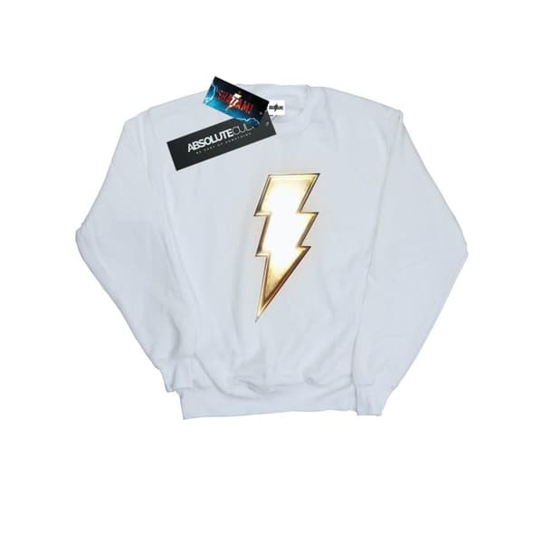 DC Comics Sweatshirt med Shazam Bolt-logga för herrar