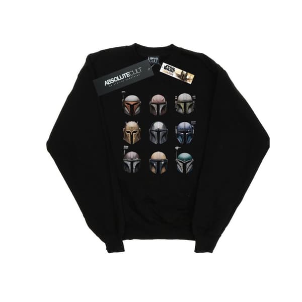 Star Wars Sweatshirt med hjälmdisplay från The Mandalorian för kvinnor/damer